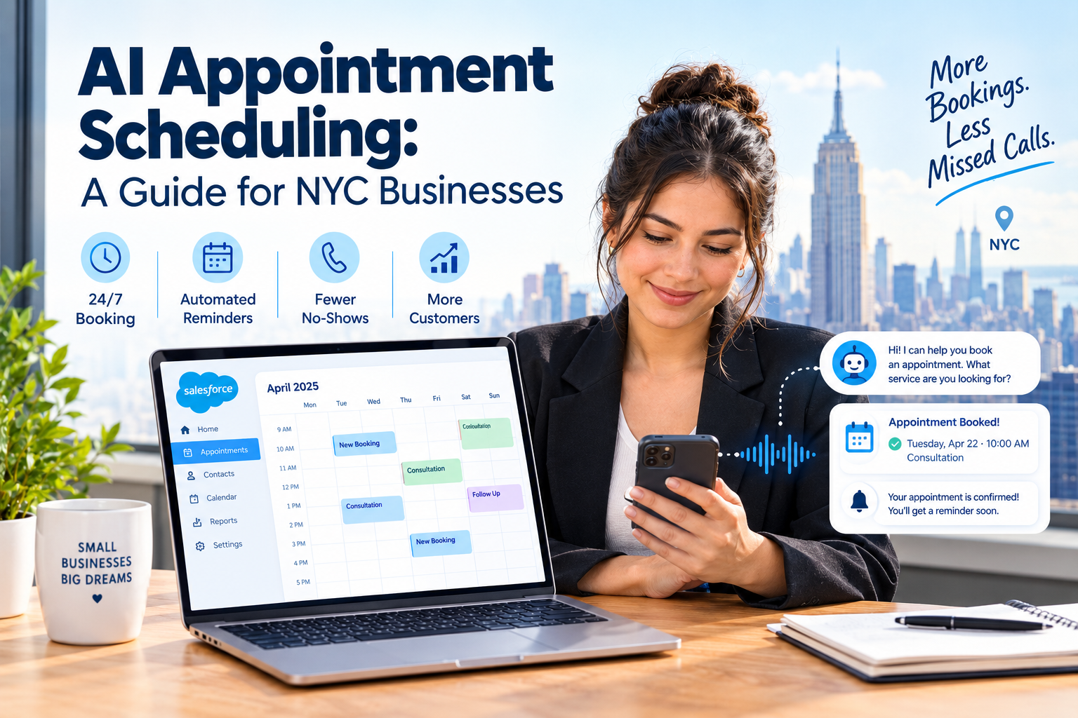 AI appointment scheduling software for NYC business calendars