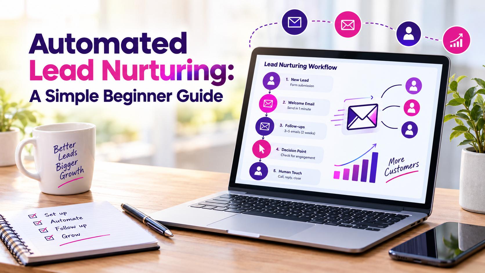 Automated lead nurturing strategies to engage prospects, build trust, and convert leads into loyal customers.