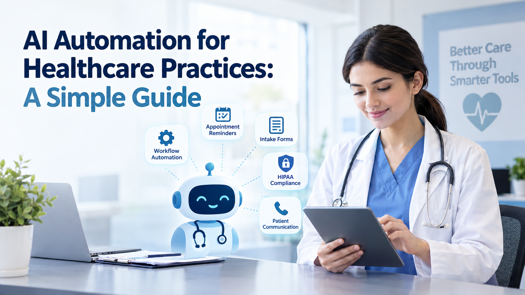 AI automation for healthcare practices to streamline workflows, reduce administrative tasks, and improve patient care.